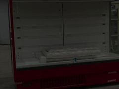 Commerciële multifunktioneel gekoelde displaykast met EBM ventilatormotoren