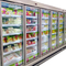 Remote Multideck Swing Glass Door Display Freezer with Remote Copeland or Bitzer Condensing Unit for Frozen Foods
