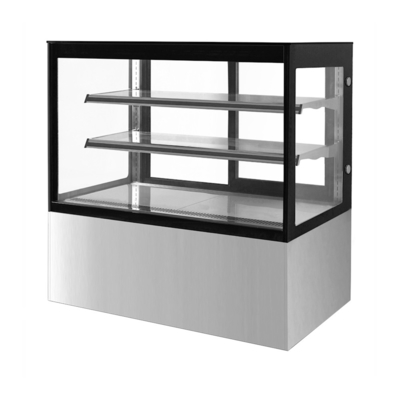 Verticaal Aangemaakt Front Glass Cake Display Fridge met het Moderne Ontwerp van het Stijlproduct