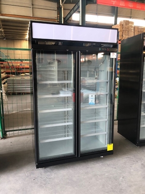 Supermarkt van de LEIDENE Lichte de Vertoningsdiepvriezer Glasdeur voor Bevroren Voedsel