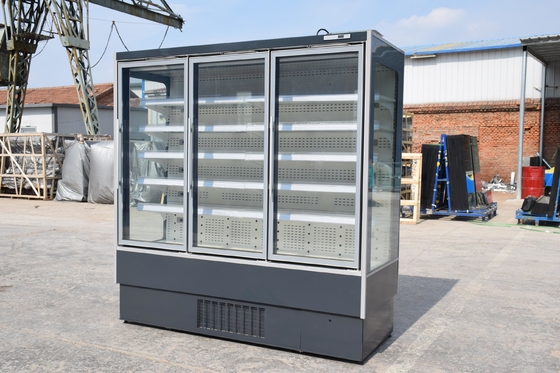 Van de het Glasdeur van het Multideck Commercieel Roestvrije staal de Diepvriezerkabinet R404a