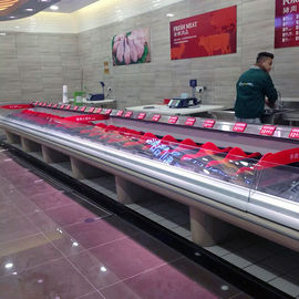 De open Vers Vlees Koelere Delicatessenwinkel toont Koelkast voor Supermarkt 1250 * 1160 * 1000mm