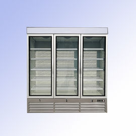 van de het Glasdeur van 220V 50H Recht van de de Diepvriezerdrank Koeler 1380L de Vertoningsvolume van de het Glasvertoning