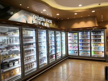 De efficiënte Rechte van de de Diepvriezersupermarkt van de Glasdeur van de de Vertoningsdiepvriezer Certificatie van Ce