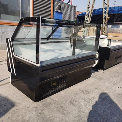 Front Straight Lifting Up Glass-het Koelmiddel van de de Vertoningskoelkast R290 van de Deur220l Delicatessenwinkel