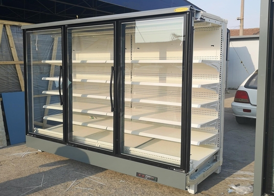 Hypermarket de Commerciële Koelere 5 Planken van de Glasdeur voor de Drank van het Drankbier
