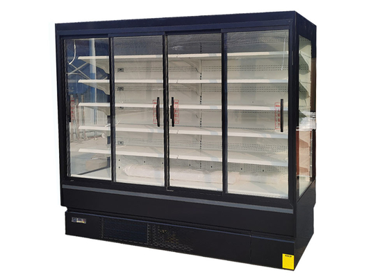 R290 ontdooit de Auto MultiDeck-Kabinet met Glijdende Glasdeuren