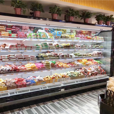 R404a de de Open Zuivelfabriek en Drank van Front Display Fridge For Vegetable