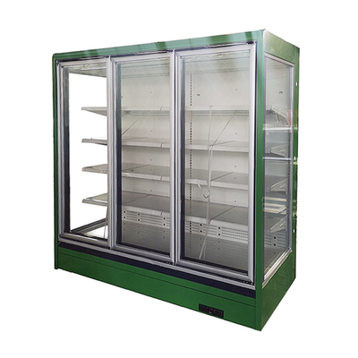 Het aangepaste Multideck-Glijden/Scharnierend de Vertoningskabinet van de Glasdeur met Dubbele Verglaasde Mist het Glasdeuren van Frameless