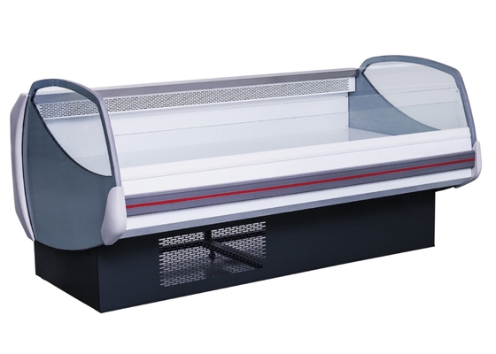 Horizontale Gekookte het Voedselvertoning van Slagersdisplay fridge for Supermarkt