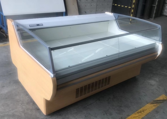 Horizontale Slager Refrigerated Display Fridge voor Varkensvlees Burgers