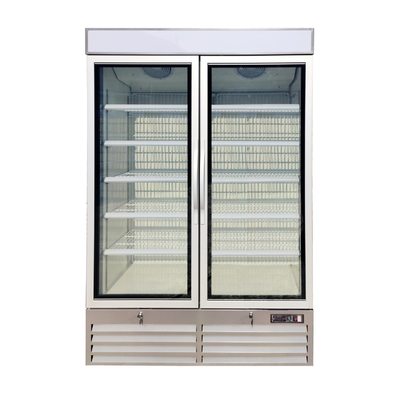 Verticale Merchandiser van de Glasdeur Diepvriezer met LEIDENE Kabinetslichten